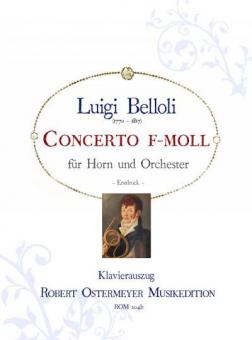 Concerto für Horn und Orchester f-Moll 