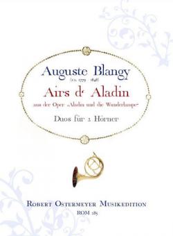 Airs d'Aladin aus der Oper "Aladin und die Wunderlampe" von Nicolo - Duos für 2 Hörner 