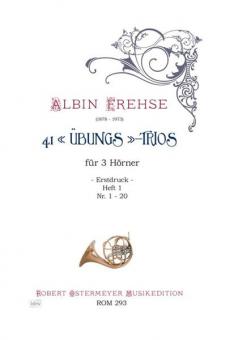 41 'Übungs'-Trios für 3 Hörner Heft 1 