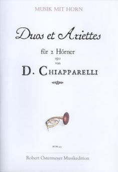 Duos et Ariettes für 2 Hörner op. 1 (1777) 