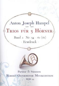 Trios für 3 Hörner 2 Nr. 34-60 (1760) (Erstdruck) 