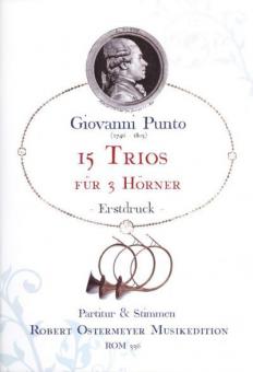 15 Trios für 3 Hörner (1770) (Erstdruck) 