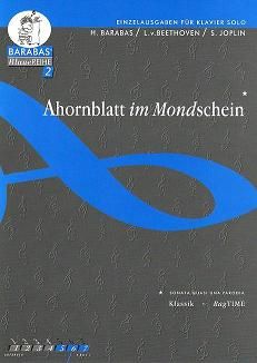 Ahornblatt im Mondschein 