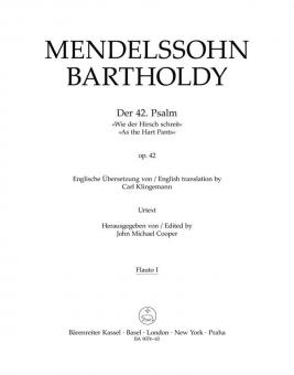 Der 42. Psalm 'Wie der Hirsch schreit' op. 42 