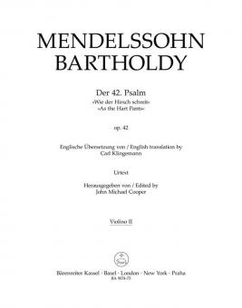 Der 42. Psalm 'Wie der Hirsch schreit' op. 42 