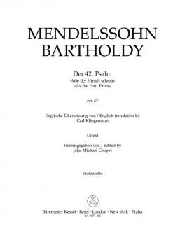 Der 42. Psalm 'Wie der Hirsch schreit' op. 42 