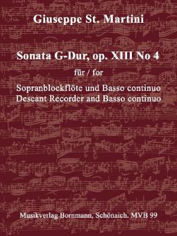 Sonata G-Dur op. 13 No. 4 