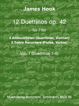 12 Duettinos op. 42 Band 1: Duettinos 1-6 