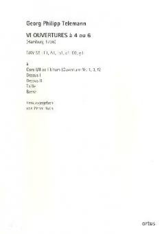 VI Ouvertures à 4 ou 6 