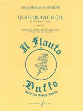 Quatuor avec flûte en sol mineur 