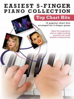 Easiest 5-Finger Piano Collection: Top Chart Hits 