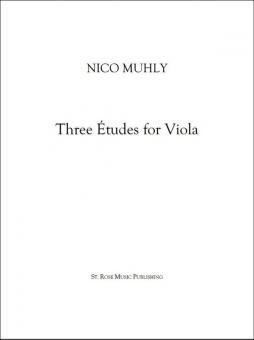 Three Etudes For Viola 