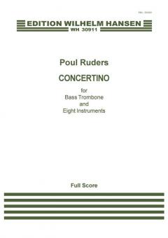 Concertino For Bass Trombone And Eight Instruments 