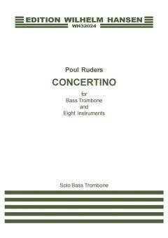 Concertino For Bass Trombone And Eight Instruments 