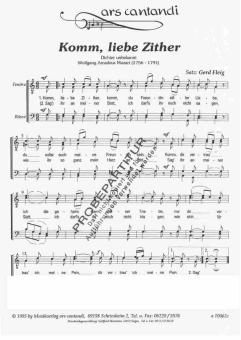 Komm, liebe Zither 