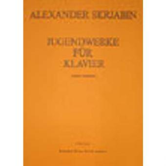 Jugendwerke für Klavier 