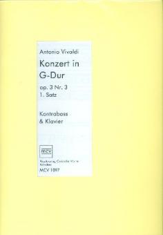 Konzert in G-Dur op.3 Nr. 3, 1. Satz 