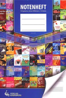 Notenheft A4 - 16 Seiten 