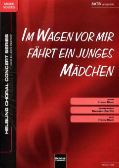 Im Wagen vor mir fährt ein junges Mädchen 