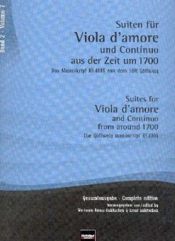 Suiten für Viola d'amore und Continuo 2 