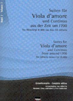 Suiten für Viola d'amore und Continuo 3 