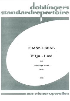 Vilja-Lied für hohe Stimme 