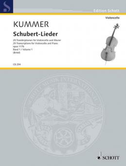 Schubert-Lieder op. 117b Band 1 Standard