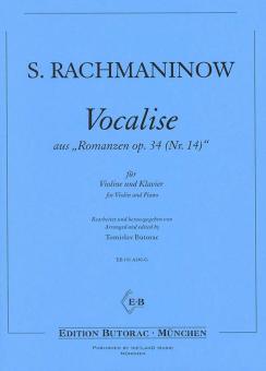 Vocalise aus Romanzen op. 34, Nr. 14 