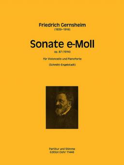 Sonate e-Moll op. 87 