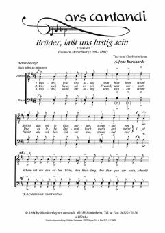 Brüder, laßt uns lustig sein 