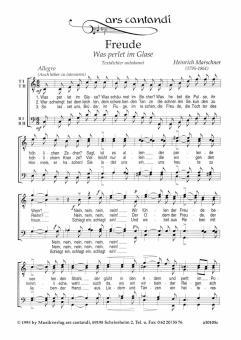 Freude (Was perlet im Glase) 