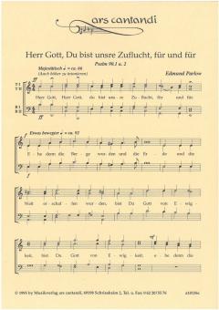 Herr Gott, du bist unsre Zuflucht 