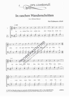 In raschen Wanderschritten 