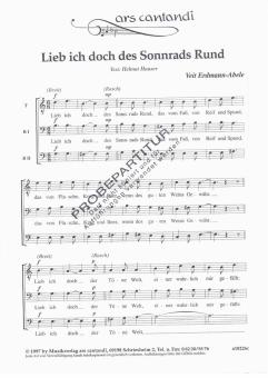 Lieb ich doch des Sonnrads Rund 