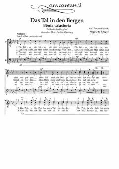 Das Tal in den Bergen/ Bènia calastoria 