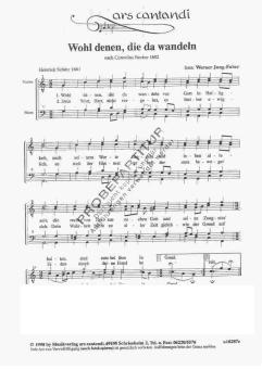 Wohl denen, die da wandeln 