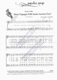 Mein Papagei frißt keine harten Eier 