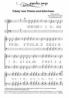 Solang man Träume noch leben kann 