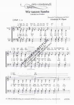 Wir tanzen Samba 