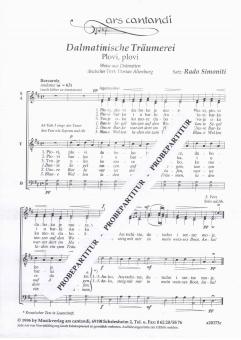 Dalmatinische Träumerei/ Plovi, Plovi 