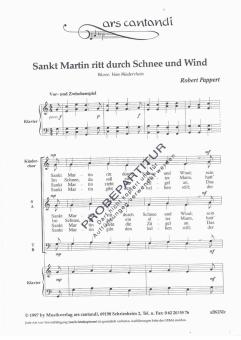 St. Martin ritt durch Schnee und Wind 