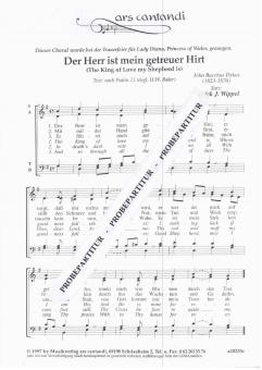 Der Herr ist mein getreuer Hirt 