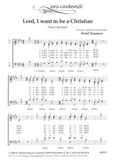 Lord, I want to be a Christian 