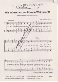 Wir wünschen euch frohe Weihnacht 