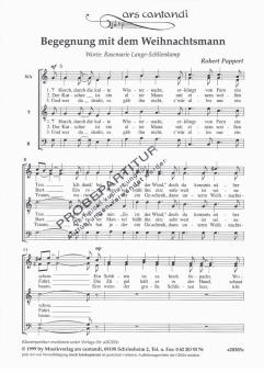 Begegnung mit dem Weihnachtsmann 