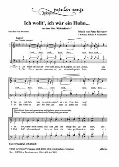 Ich wollt' ich wär' ein Huhn 