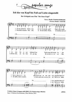 Ich bin von Kopf bis Fuß auf Liebe eingestellt 