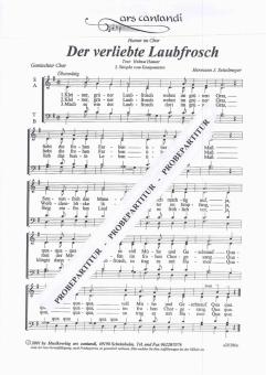 Der verliebte Laubfrosch 