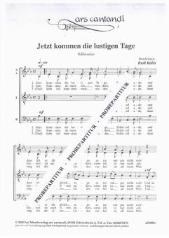 Jetzt kommen die. Lustigen Tage 