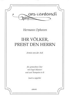 Ihr Völker,preist den Herrn 